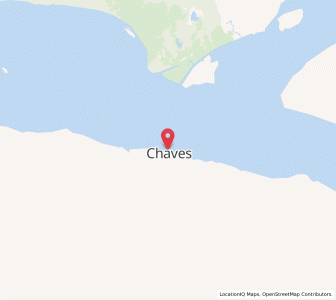 Map of Chaves, Pará