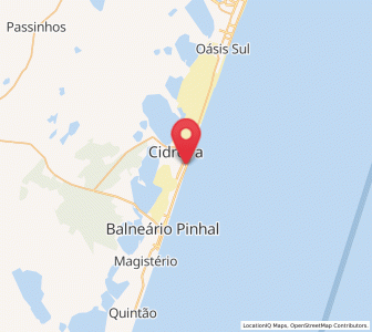 Map of Cidreira, Rio Grande do Sul