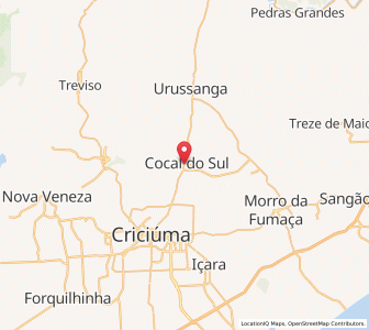 Map of Cocal, Santa Catarina