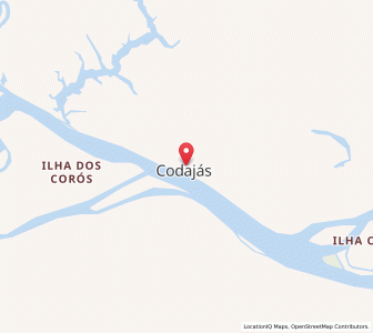 Map of Codajás, Amazonas