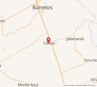 Map of Colina, São Paulo