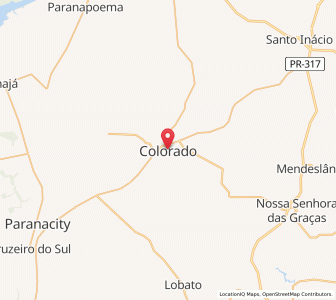 Map of Colorado, Paraná
