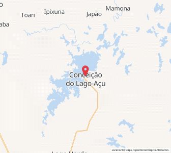 Map of Conceição do Lago-Açu, Maranhão