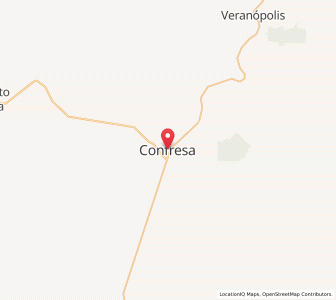 Map of Confresa, Mato Grosso