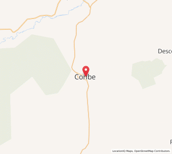 Map of Coribe, Bahia