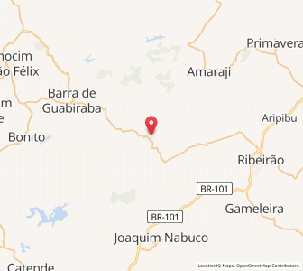 Map of Cortês, Pernambuco