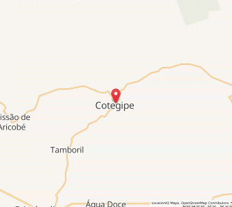Map of Cotegipe, Bahia