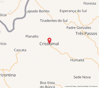 Map of Crissiumal, Rio Grande do Sul