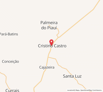 Map of Cristino Castro, Piauí