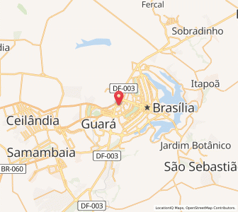 Map of Cruzeiro, Federal District