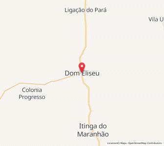 Map of Dom Eliseu, Pará