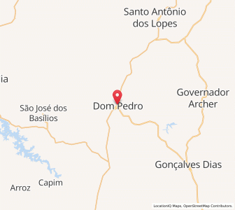 Map of Dom Pedro, Maranhão