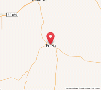 Map of Edéia, Goiás
