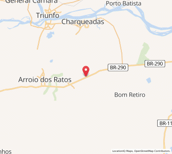 Map of Eldorado do Sul, Rio Grande do Sul