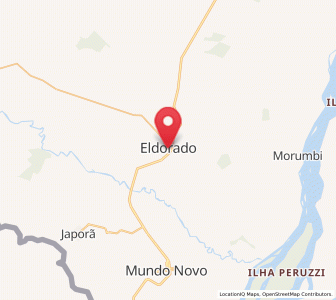 Map of Eldorado, Mato Grosso do Sul