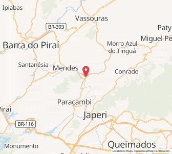 Map of Engenheiro Paulo de Frontin, Rio de Janeiro