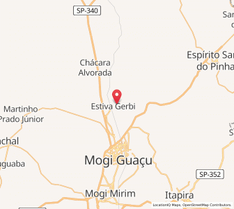 Map of Estiva Gerbi, São Paulo