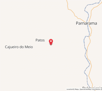 Map of Estreito, Maranhão