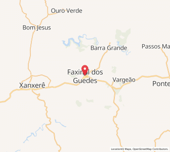 Map of Faxinal dos Guedes, Santa Catarina