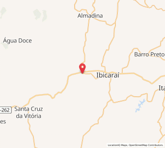 Map of Floresta Azul, Bahia
