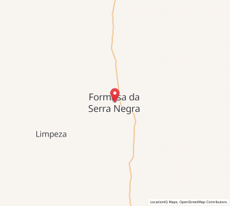 Map of Formosa da Serra Negra, Maranhão