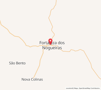Map of Fortaleza dos Nogueiras, Maranhão
