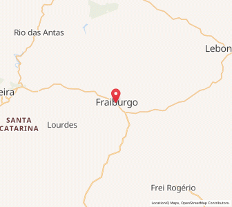Map of Fraiburgo, Santa Catarina