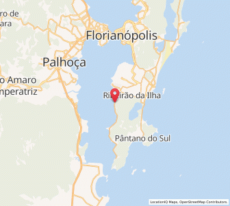 Map of Freguesia do Ribeirao da Ilha, Santa Catarina