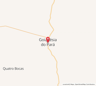 Map of Goianésia do Pará, Pará