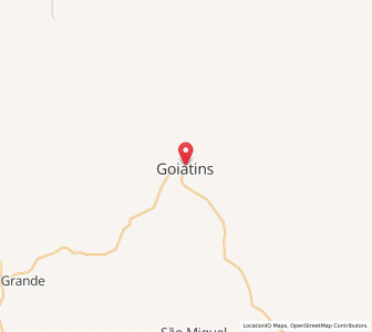 Map of Goiatins, Tocantins