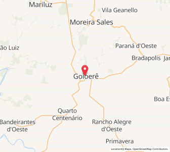 Map of Goioerê, Paraná