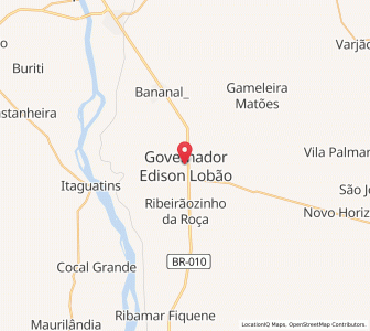Map of Governador Edison Lobão, Maranhão