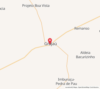 Map of Grajaú, Maranhão