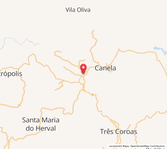 Map of Gramado, Rio Grande do Sul