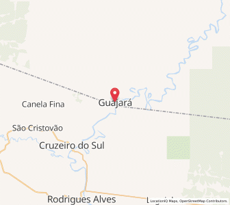 Map of Guajará, Amazonas