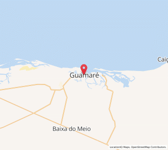 Map of Guamaré, Rio Grande do Norte