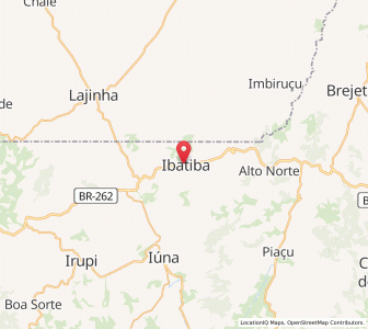Map of Ibatiba, Espírito Santo