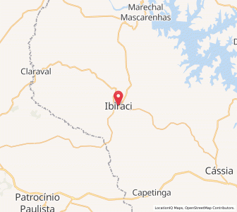 Map of Ibiraci, Minas Gerais