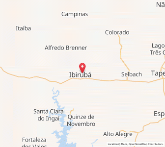 Map of Ibirubá, Rio Grande do Sul