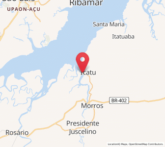 Map of Icatu, Maranhão