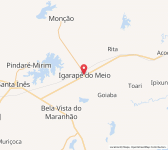 Map of Igarapé do Meio, Maranhão