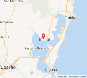 Map of Imaruí, Santa Catarina