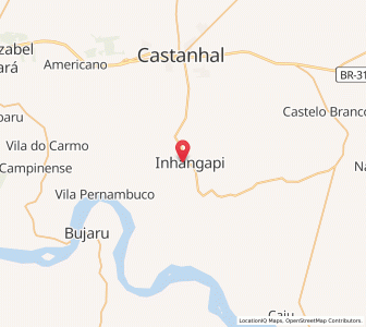 Map of Inhangapi, Pará