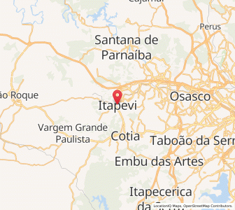 Map of Itapevi, São Paulo