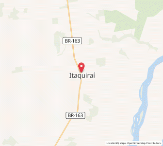 Map of Itaquiraí, Mato Grosso do Sul