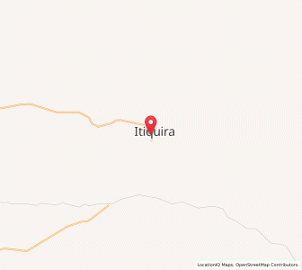 Map of Itiquira, Mato Grosso