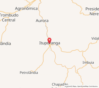 Map of Ituporanga, Santa Catarina