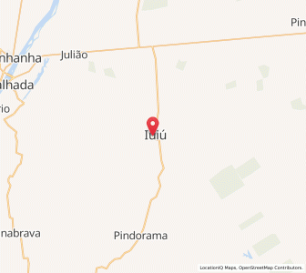 Map of Iuiú, Bahia