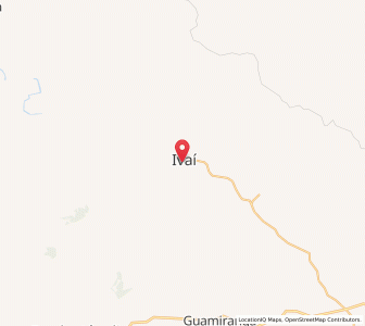 Map of Ivaí, Paraná