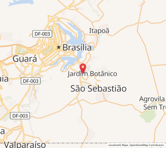 Map of Jardim Botânico, Federal District